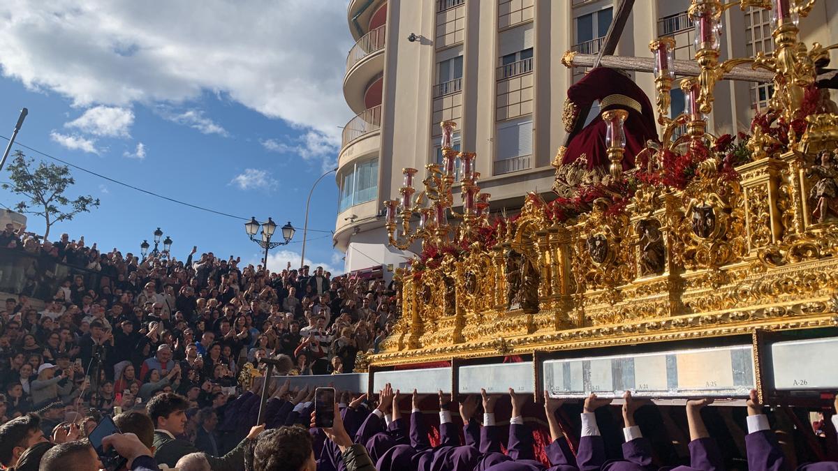 La cofradía del Rocío, durante su procesión del Martes Santo de 2024.