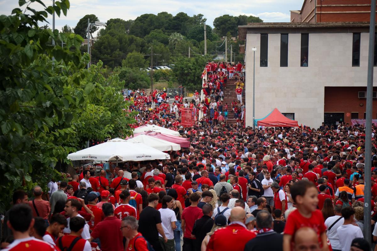 La gran final por el ascenso entre el Nástic y el Málaga CF, en imágenes