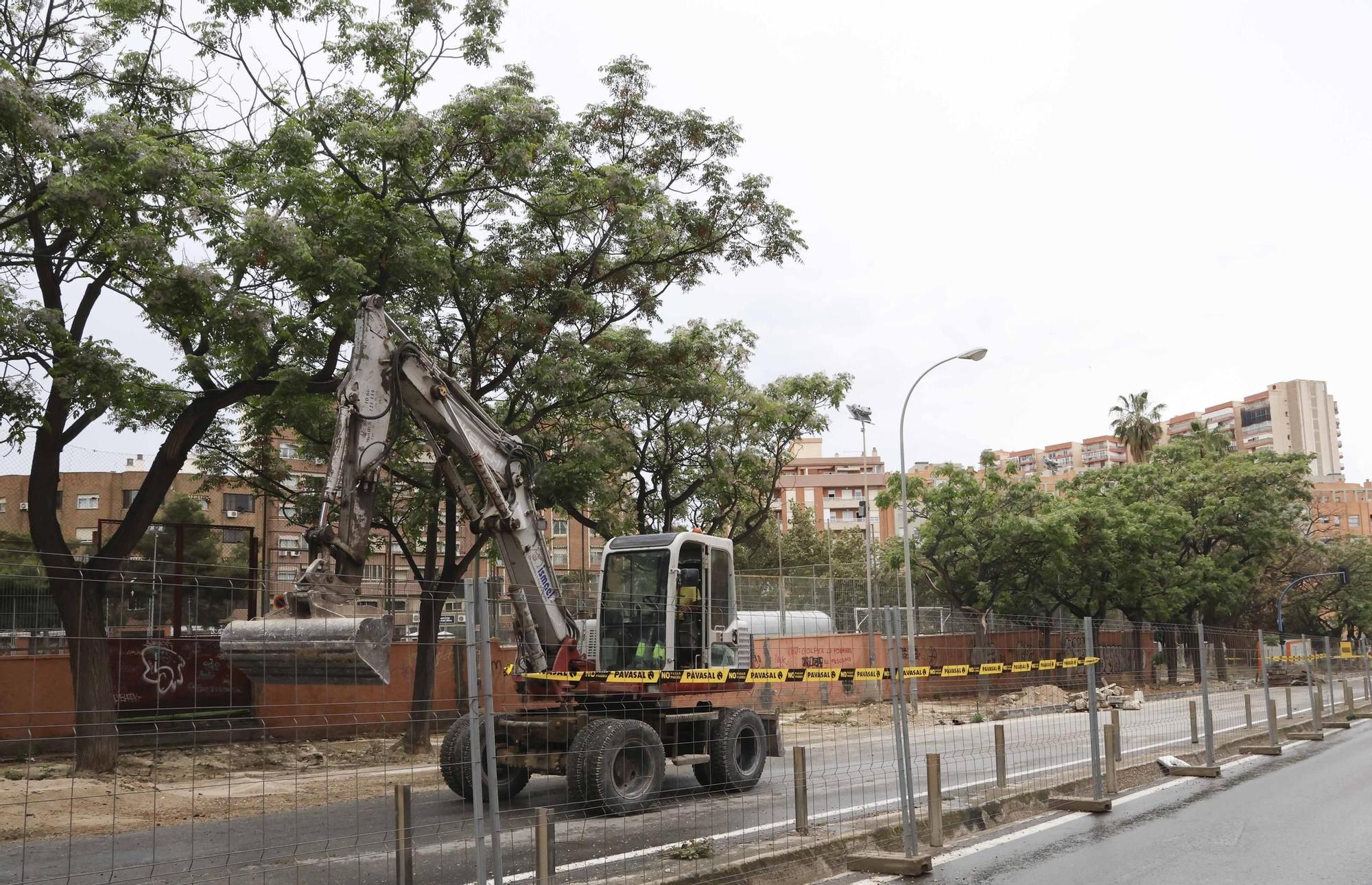 El reinicio de las obras en la plaza de San Blas