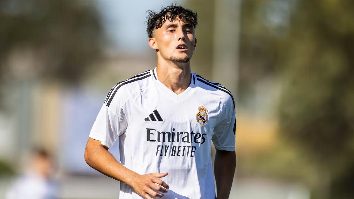 Jesús Fortea, lateral derecho de la cantera del Real Madrid que aspira a tener una oportunidad en el primer equipo.