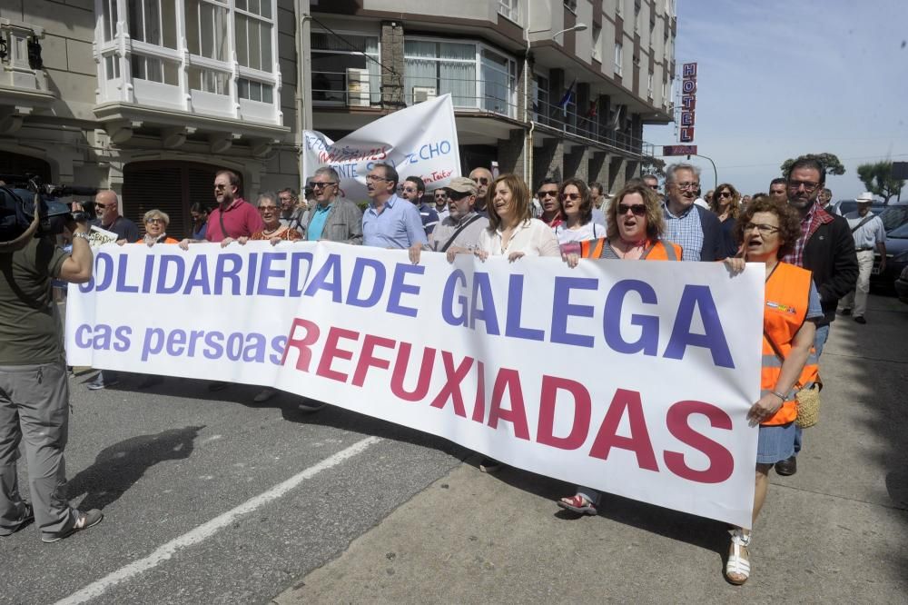 Manifiestación por los refugiados en A Coruña