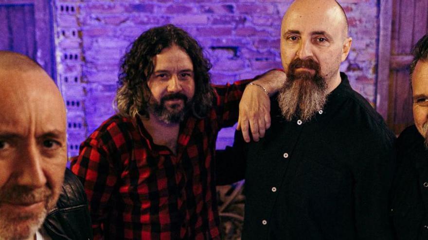 «The Electric Buffalo»: Álvaro Bárcena, Sergio «Tutu», «Stone» San Rodríguez y Wilón DeCalle.