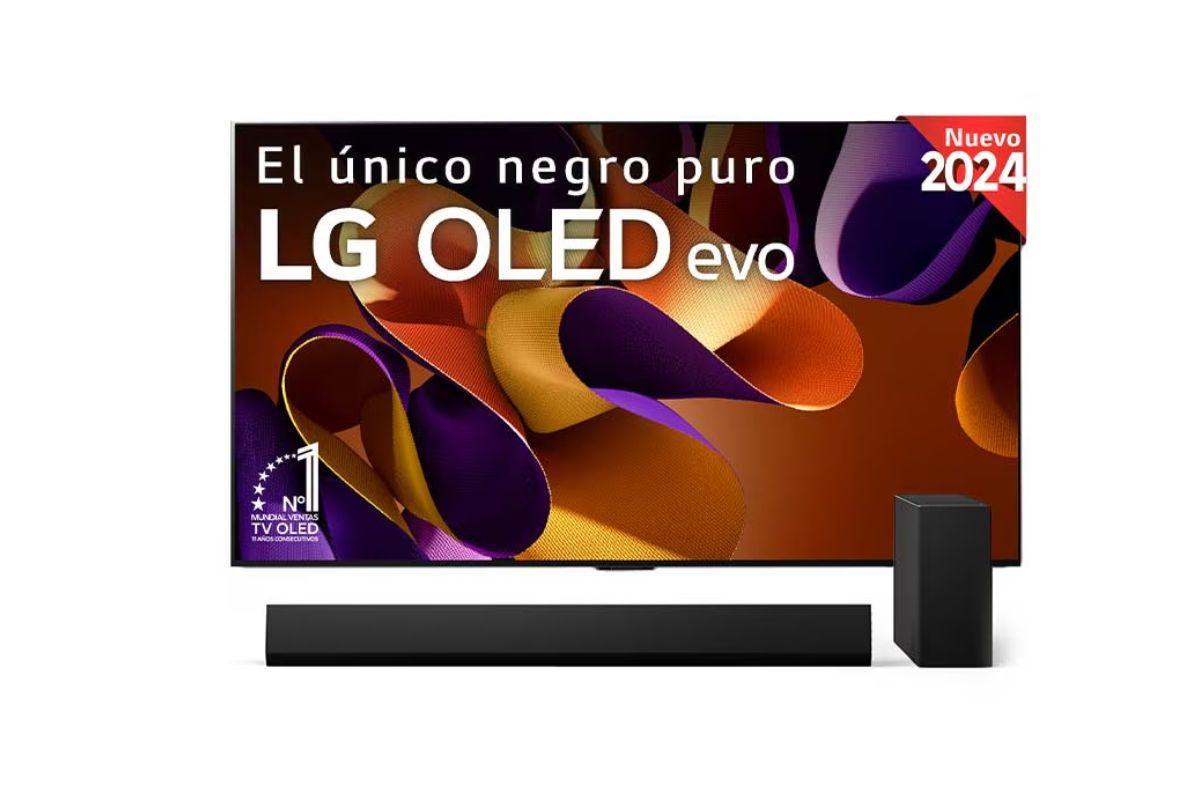 TV LG OLED evo 4K de 83” 64 + Barra de sonido LG SG10TY