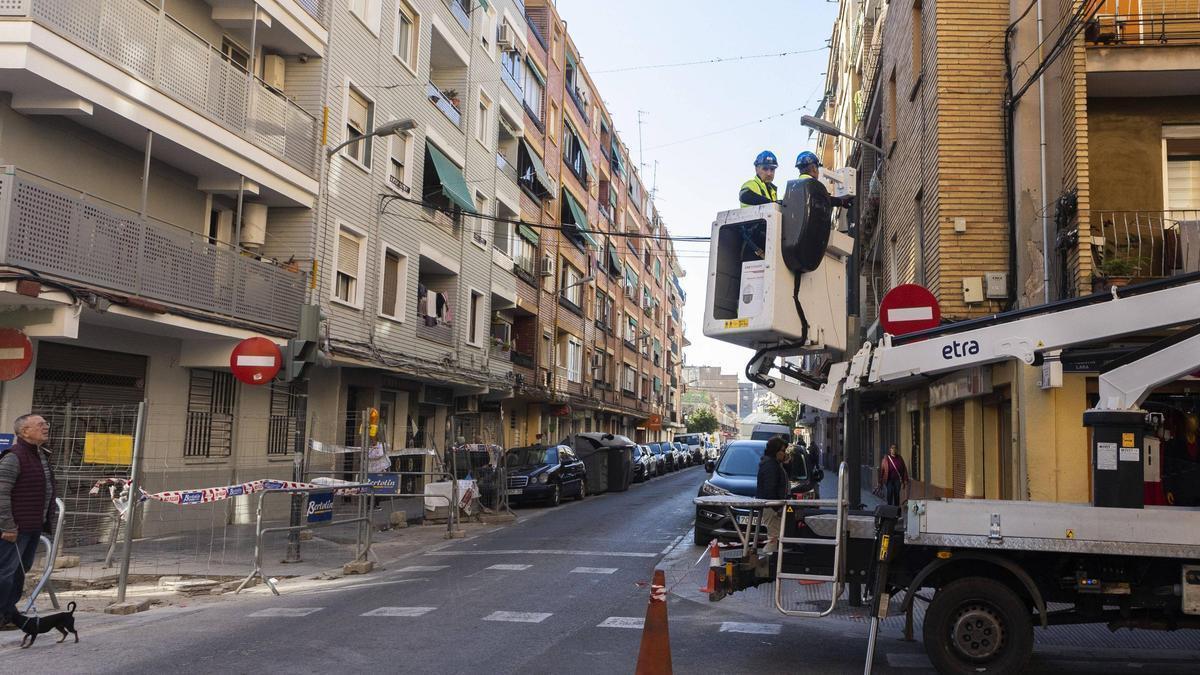 El barri d’Orriols en una imatge d’arxiu
