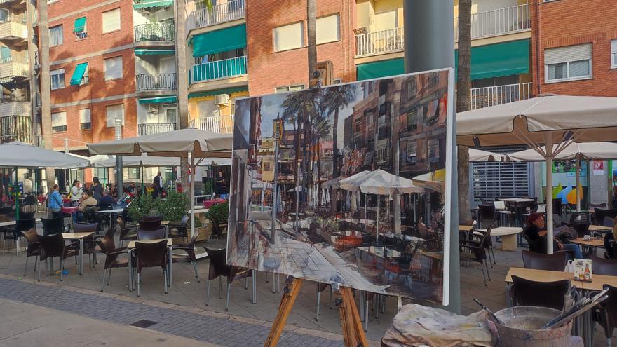 José Manuel Aznar gana el concurso de pintura rápida &quot;De Sol a Sol&quot; de Vilamarxant