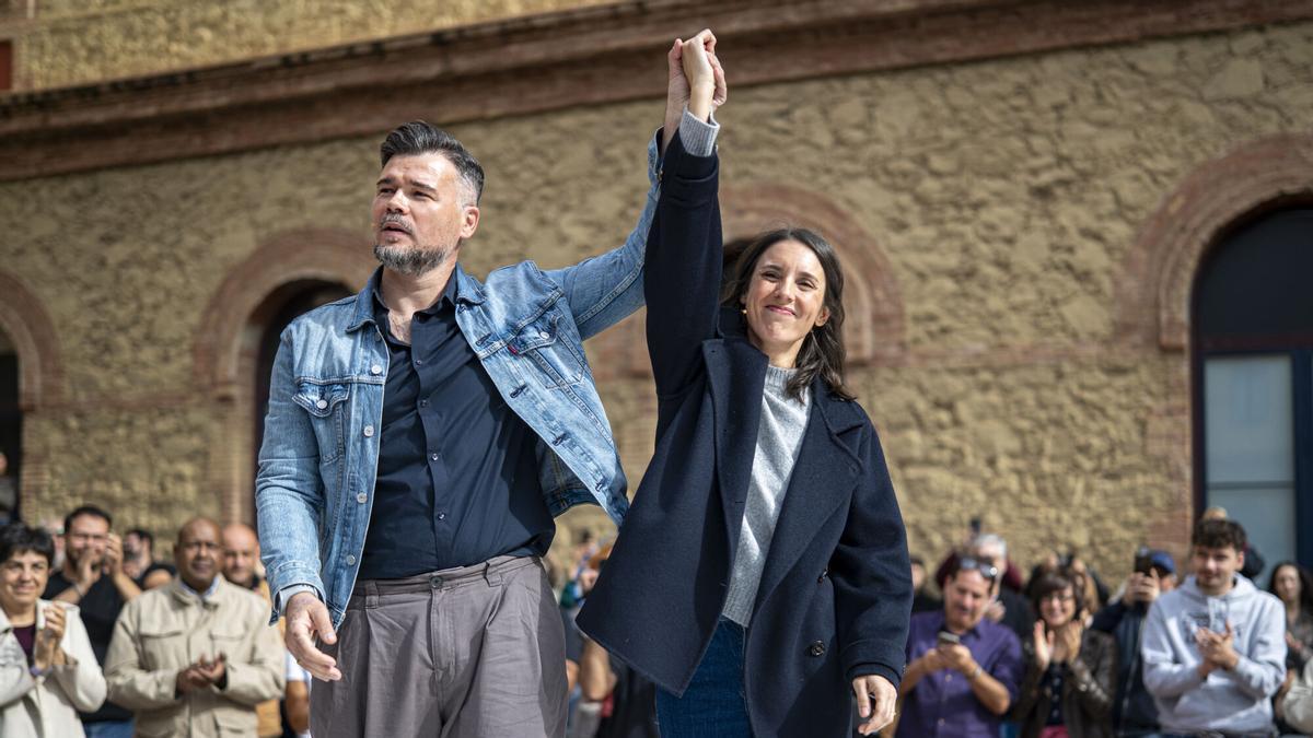 ERC defiende que el acto Rufián-Montero no diluye su catalanidad: Fue un éxito rotundo