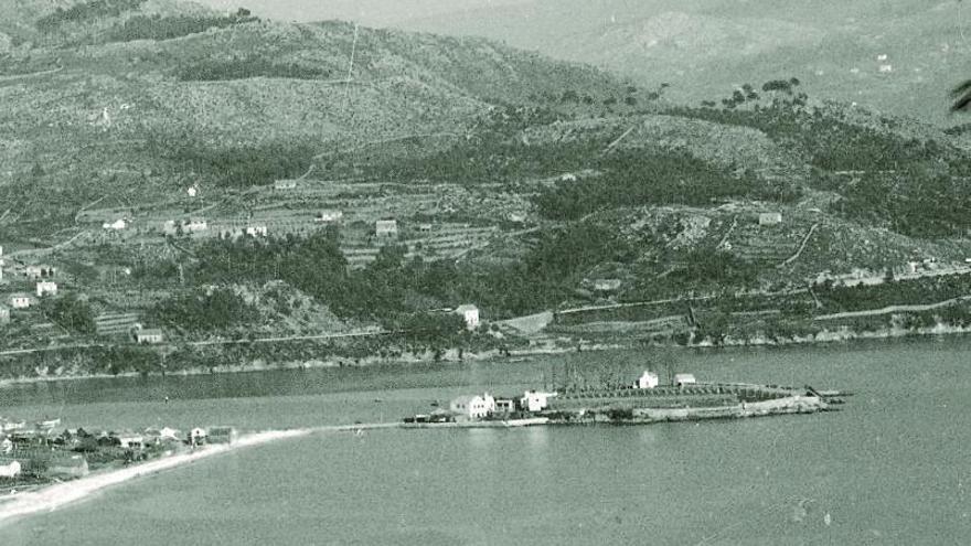 A Illa de San Bartoloméu en 1927.   | // FOTO PACHECO/ARQUIVO A.C. NÓS