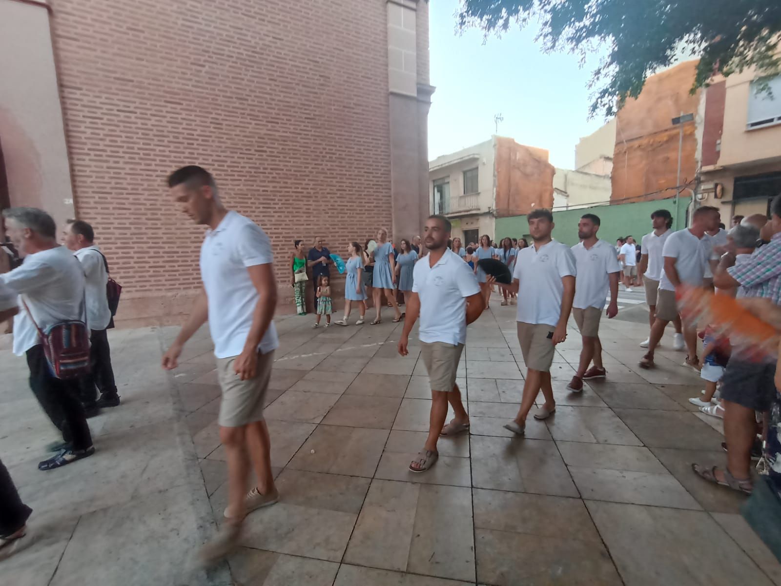 Procesión de la Mare de Déu d'Agost en Foios.