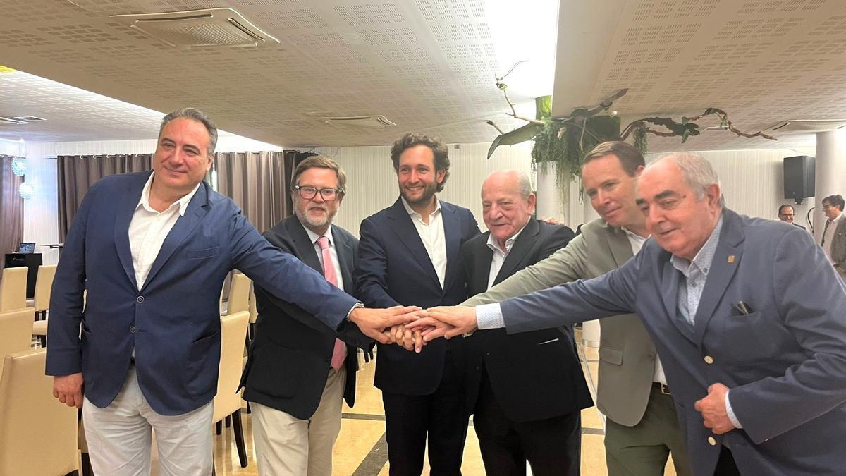 Imagen del encuentro en Monzón (Huesca)
