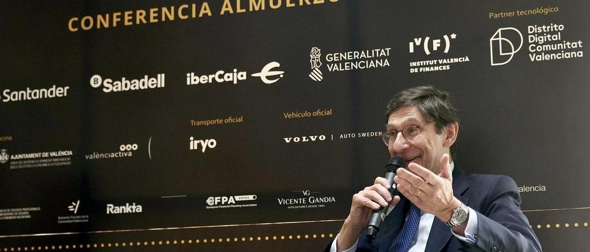 José Ignacio Goirigolzarri, hoy, en Forinvest.