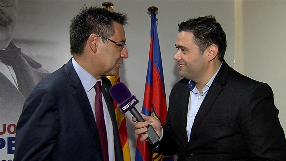 Bartomeu, entrevistado por Achraf Ben Ayad