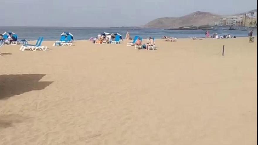 Domingo de playa en Las Canteras