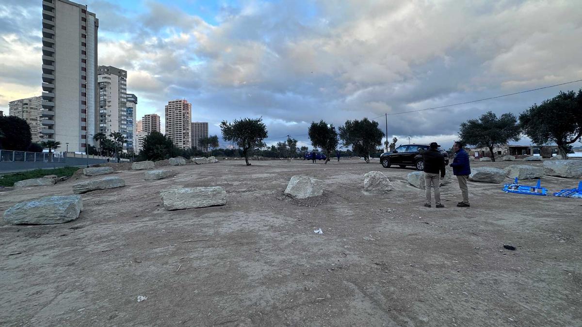 El nuevo aparcamiento del Rincón de Loix de Benidorm.