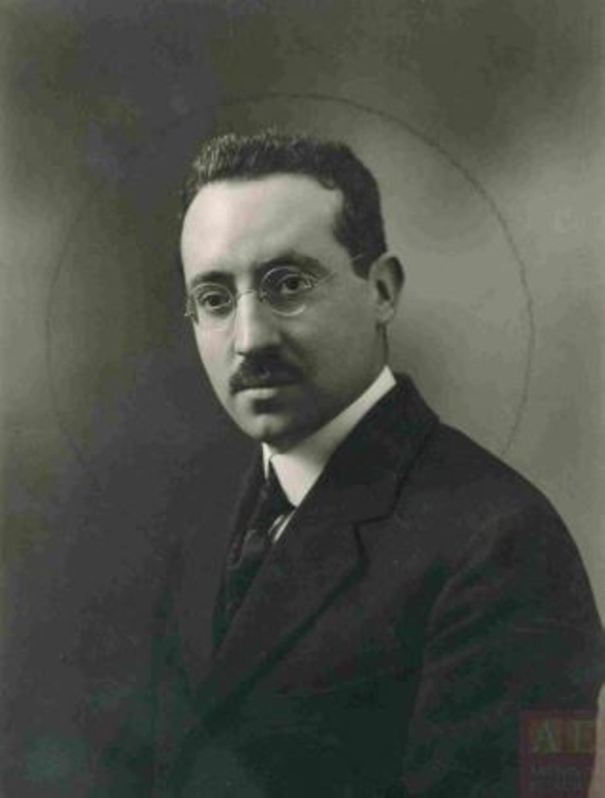 Otra de las escasas imágenes de Joan Baptiste Peset Aleixandre, el científico, médico y rector de la Universitat de València fusilado en mayo de 1941.