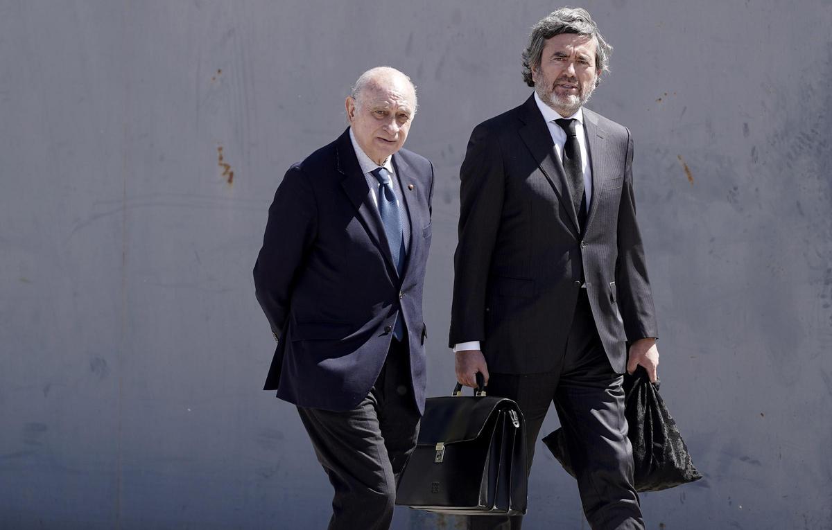 El exministro del Interior Jorge Fernández Díaz. Juicio de la Operación Kitchen, en la Audiencia Nacional.