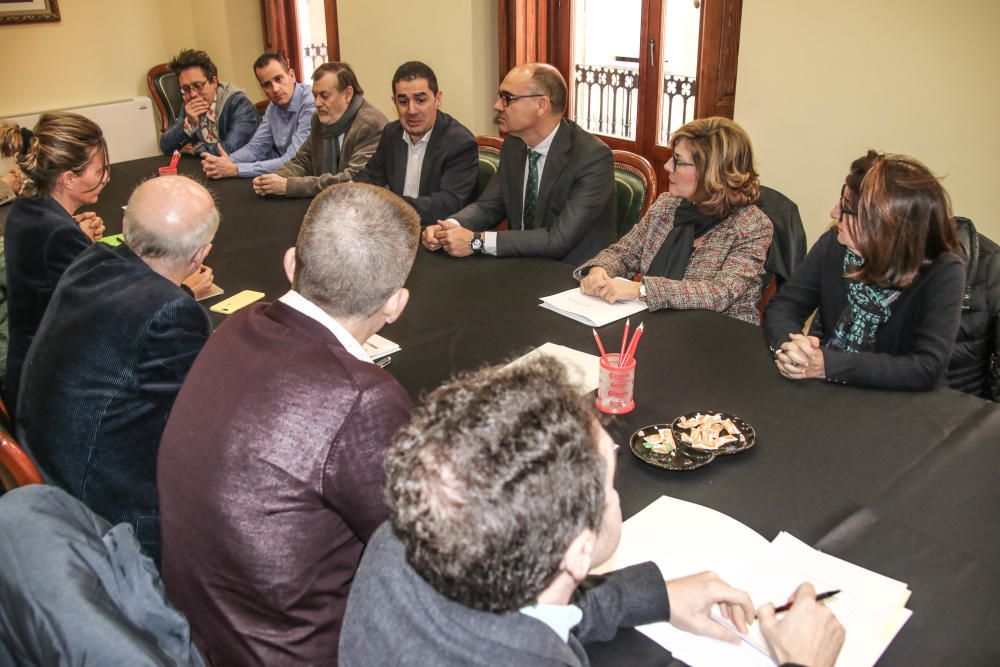 Reunión de la dirección de la UA en Alcoy