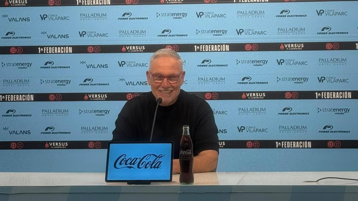 Imagen de Miguel Álvarez en la rueda de prensa de este viernes