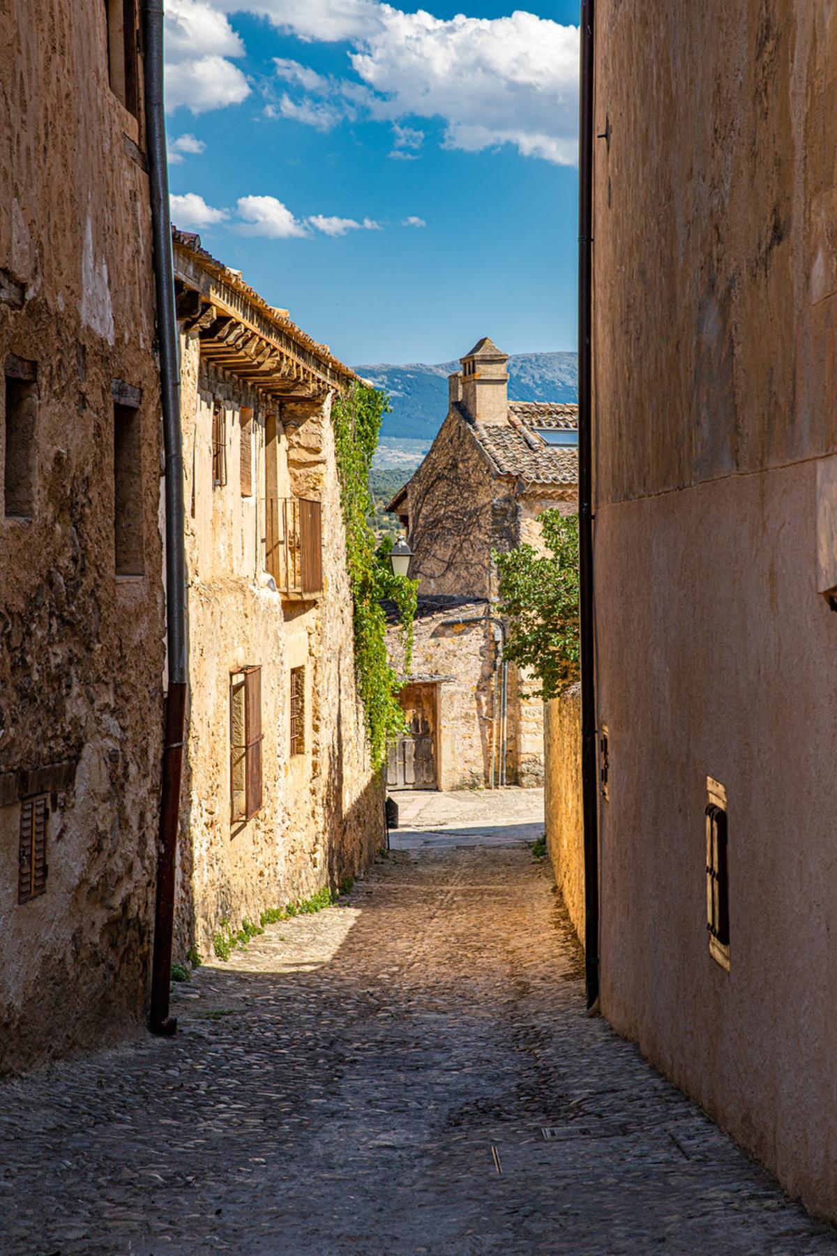 Calles estrellas en el interior de Pedraza
