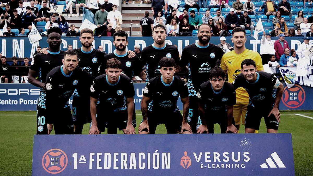 Alineación de la UD Ibiza en Marbella.