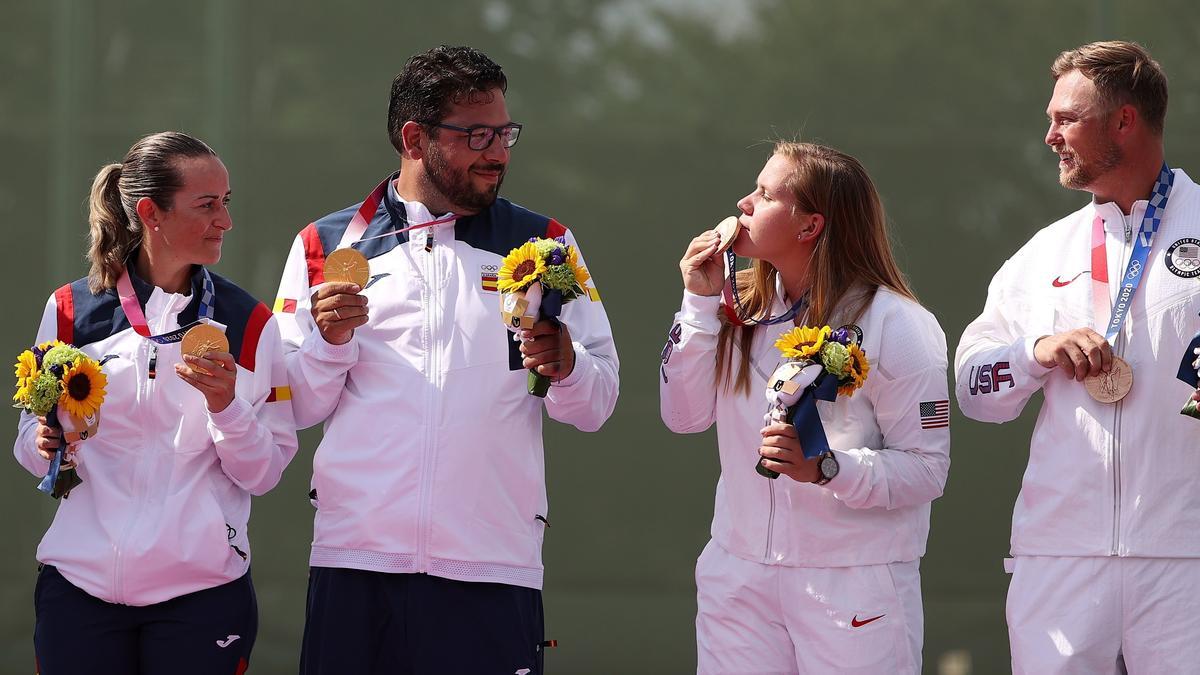 Alberto Fernández y Fátima Gálvez conquistan el oro en tiro olímpico