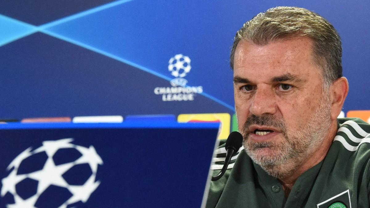 Angelos Postecoglou, en rueda de prensa