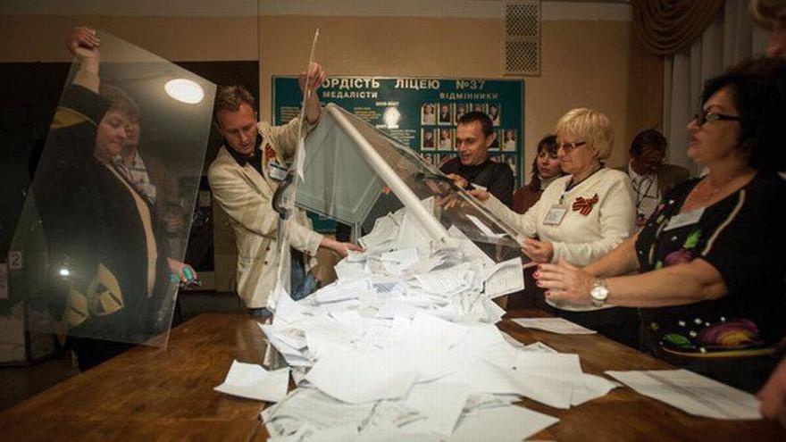 Casi un 90% de votantes de Donetsk apoya independizarse de Ucrania