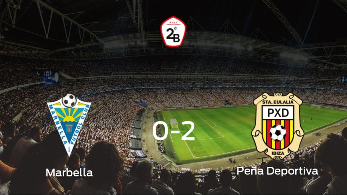 La Peña Deportiva deja al Marbella sin posibilidades de ascenso (0-2) y continúa en la siguiente fase
