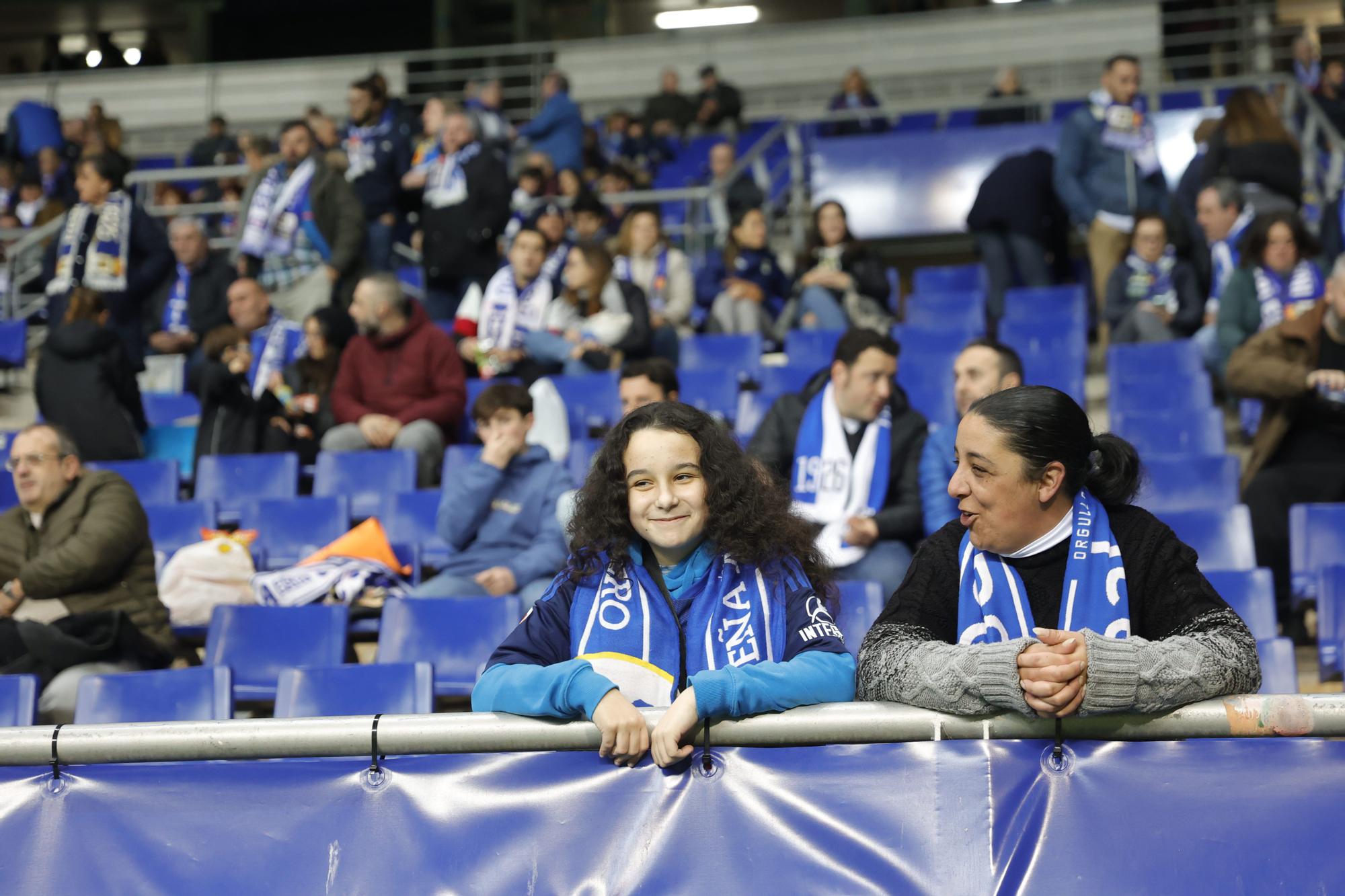 EN IMÁGENES: El Oviedo gana en casa por 1-0 frente al Mirandés