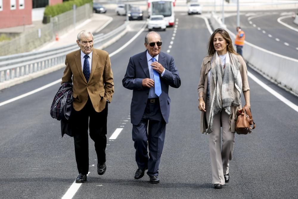 Inauguración del viaducto en homenaje a Daniel Alonso que da acceso al PEPA