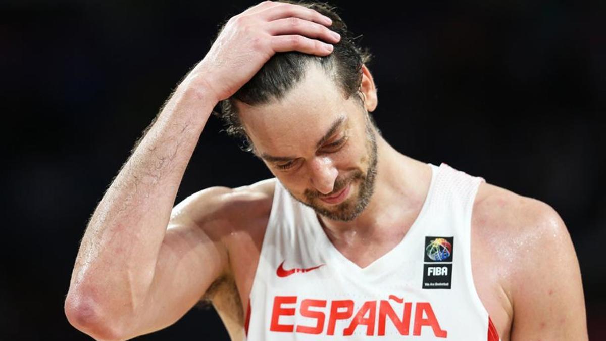 Pau Gasol no pudo evitar la derrota de España