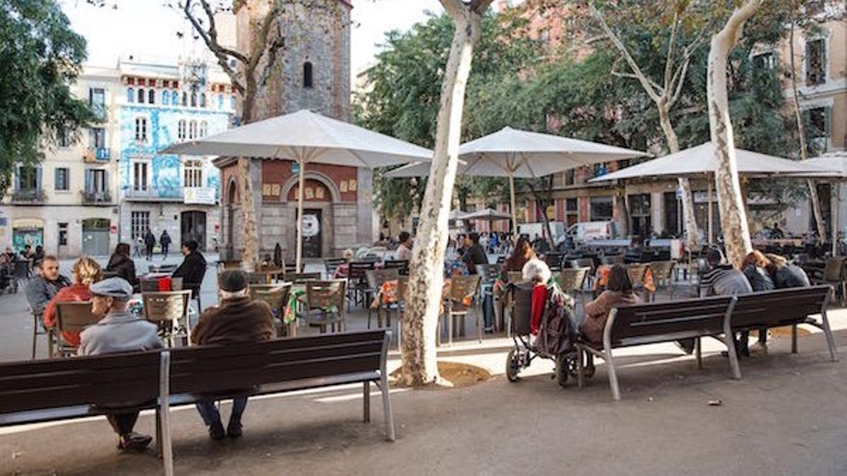 Plaza de la Vila de Gràcia, en Barcelona