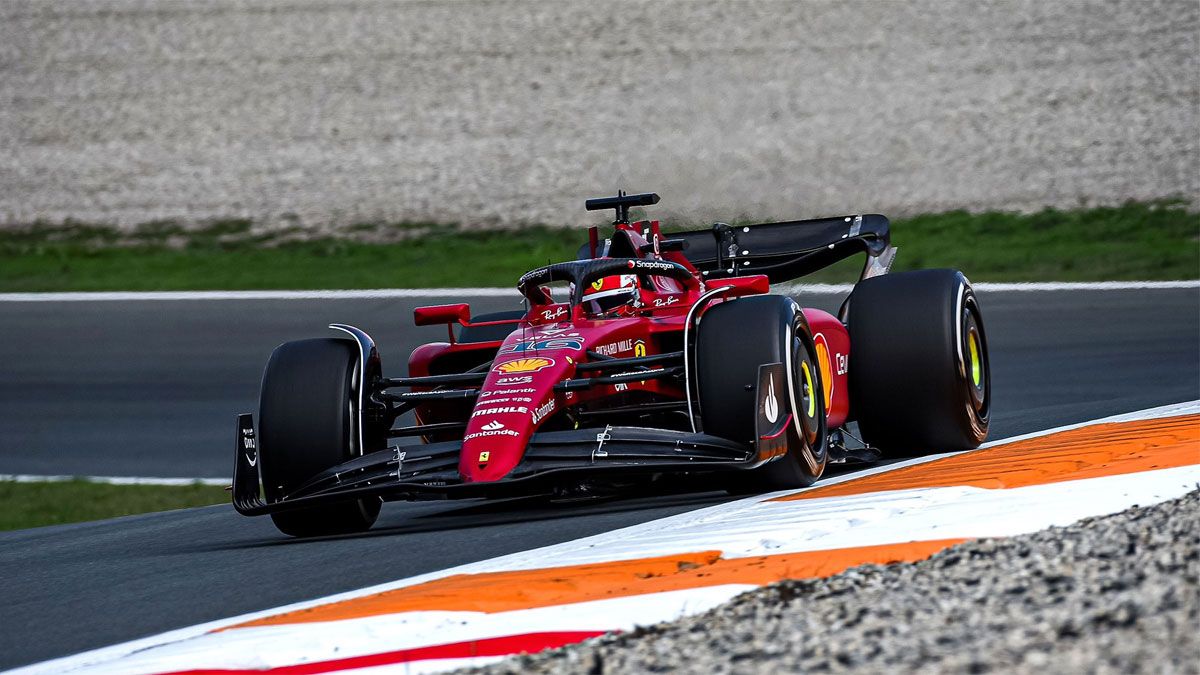 Charles Leclerc, en acción en el circuito neerlandés de Zandvoort