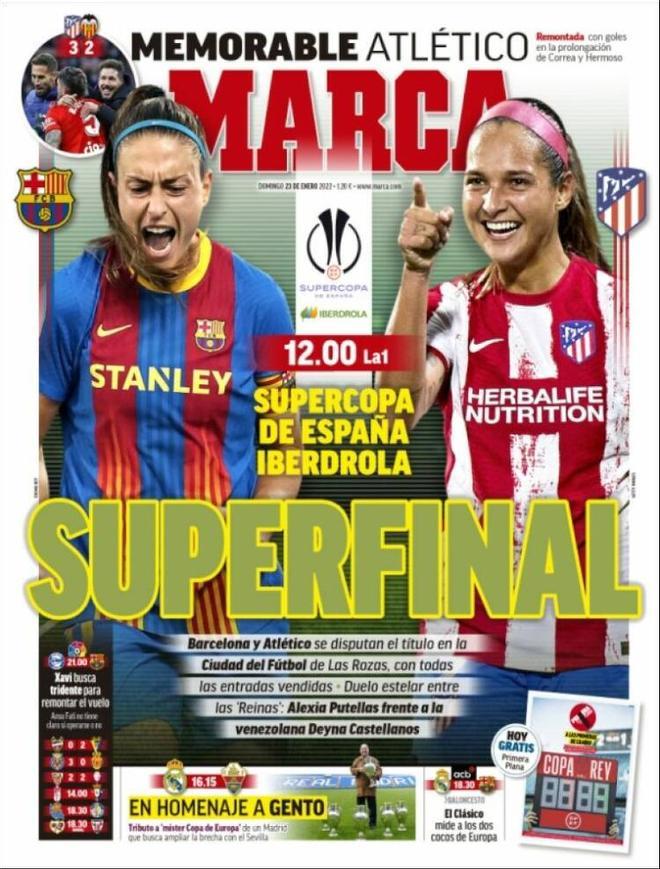 Estas son las portadas de la prensa deportiva de hoy