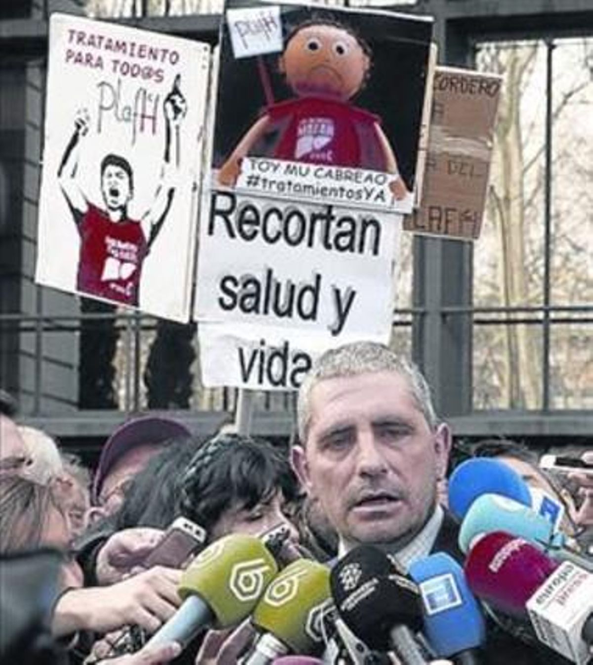 Cortés, president de la plataforma d’afectats. Cortés, president de la plataforma d’afectats.