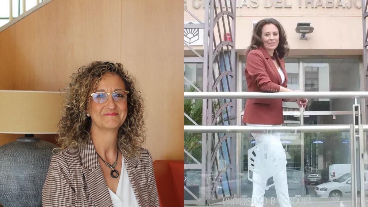 Carmen Ruiz y Nuria Ceular.