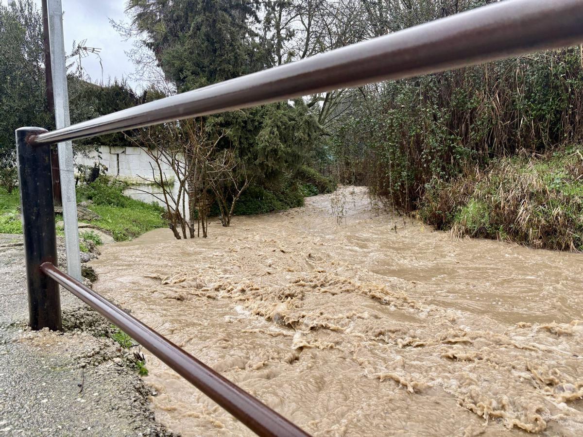 Inundaciones en Ronda por el paso de la borrasca Leonardo