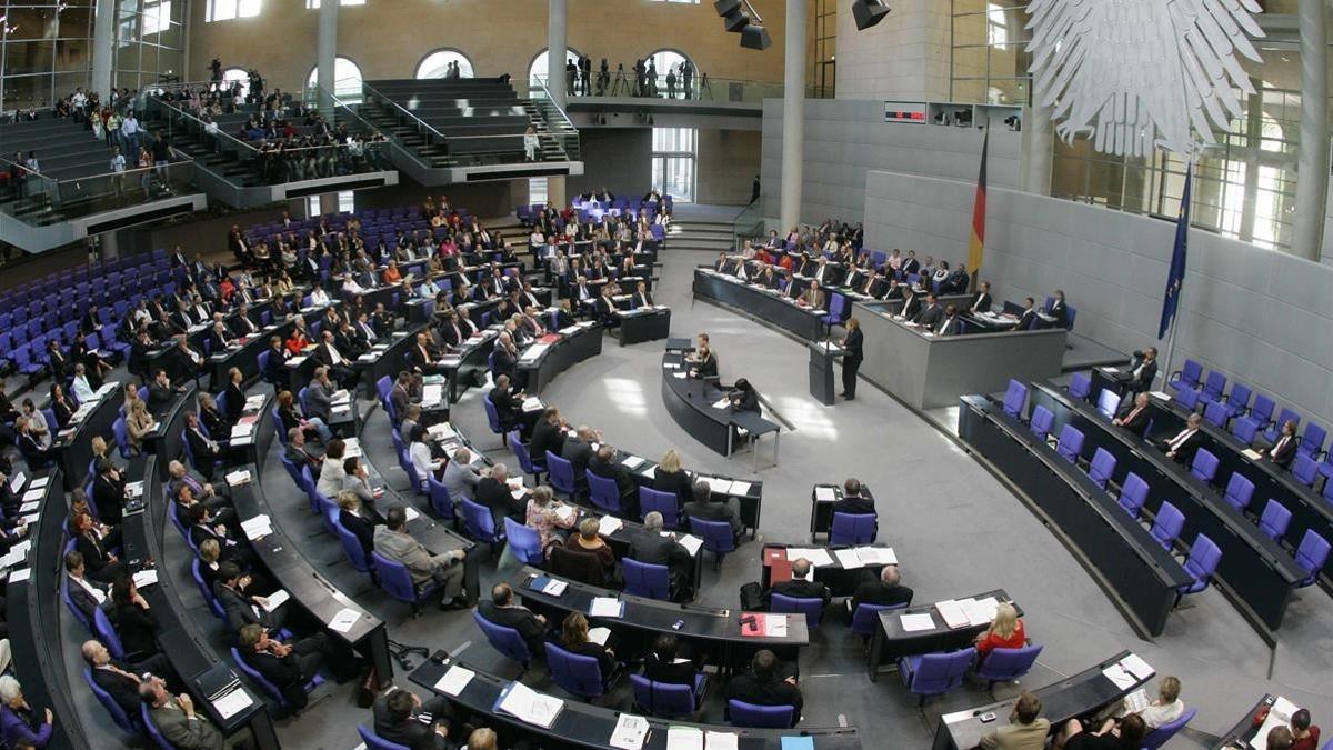 Vista general de una sesión parlamentaria del Bundestag, en Berlín, en septiembre del 2016.