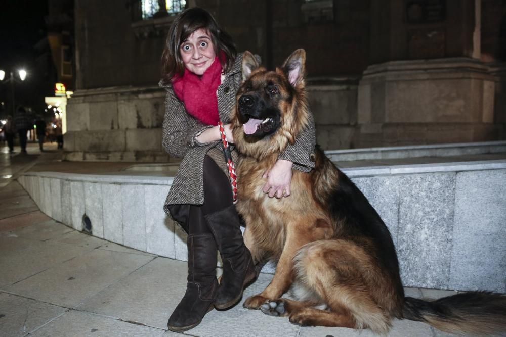 Oviedo bautiza a sus perros por el día de San Antón