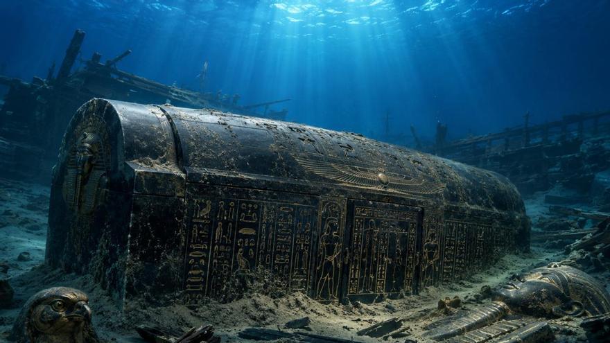 El sarcófago perdido del faraón que mandó construir la tercera pirámide de Giza podría estar en las aguas de la Región de Murcia
