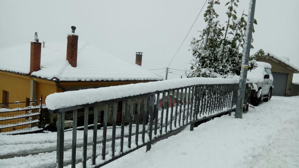 Ola de frío y nieve en Asturias