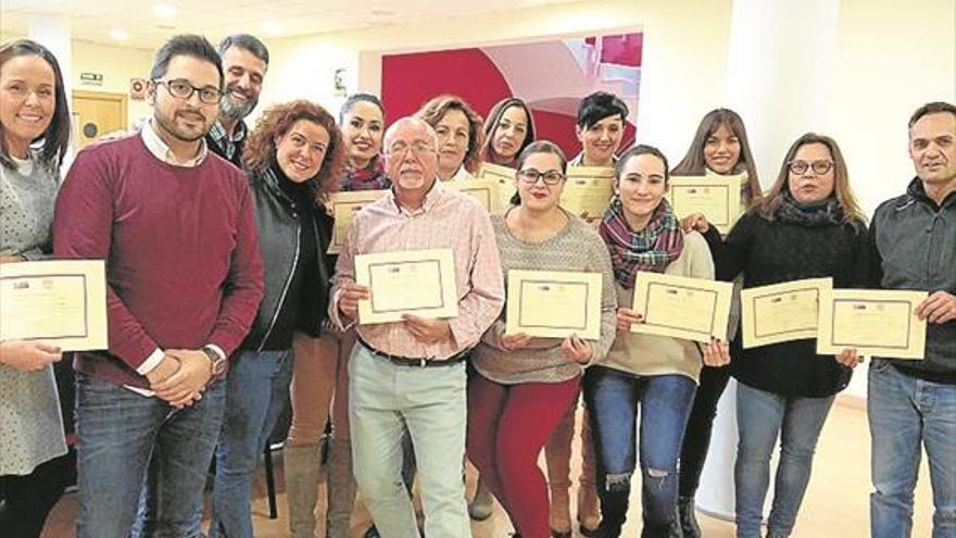 Clausurado el curso de inglés comercial dirigido a los comerciantes