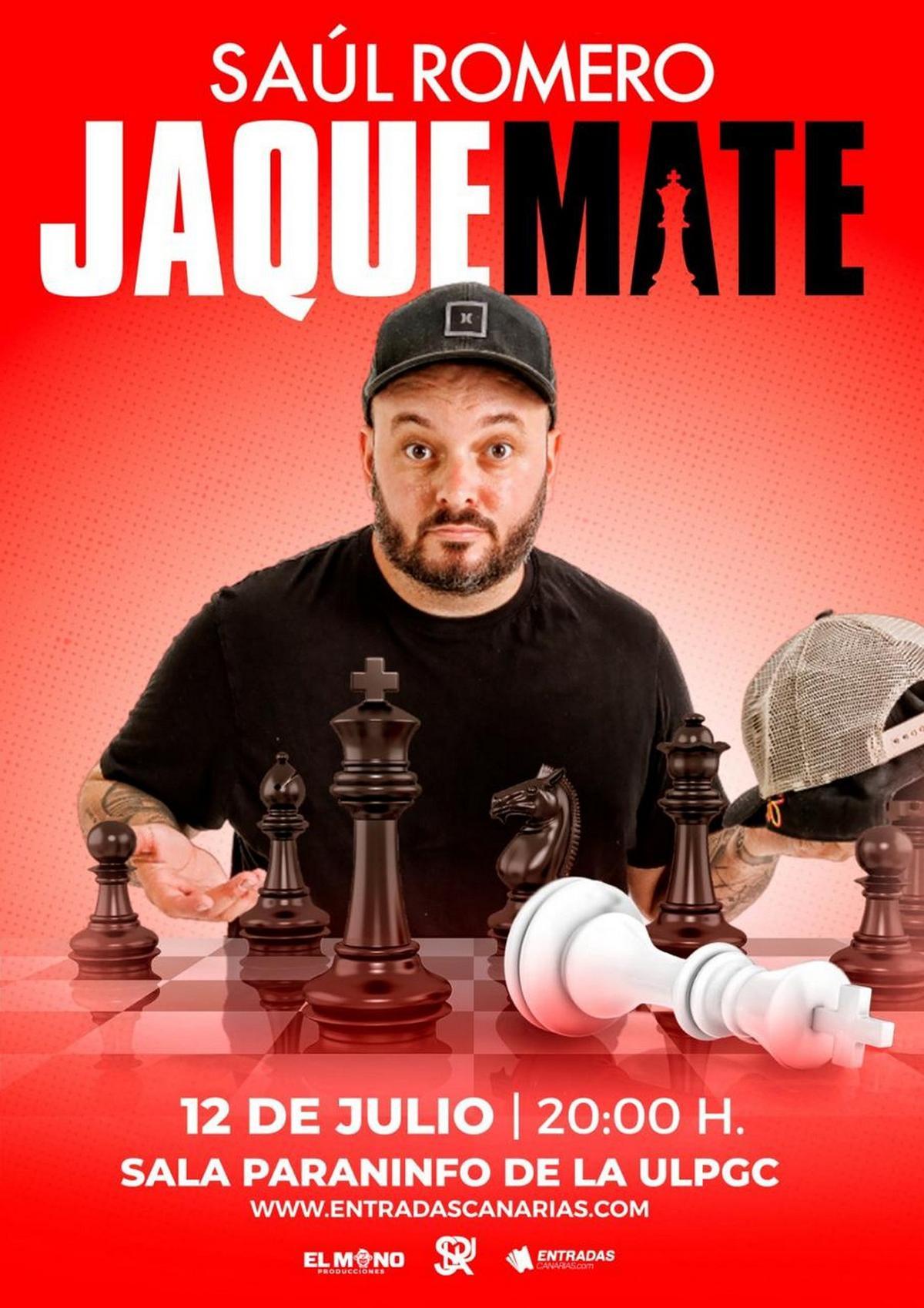 Saúl Romero presenta su nuevo espectáculo 'Jaque Mate' en el Paraninfo de la ULPGC.