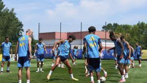 L'últim entrenament d'Espanya abans de la final del Mundial contra l'Argentina, cancel·lat per una tempesta elèctrica