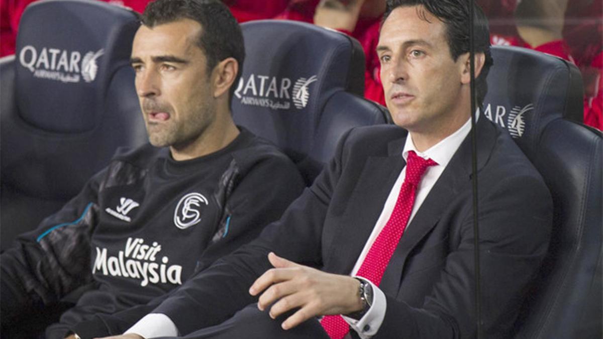 Emery lamentó la derrota en el Camp Nou