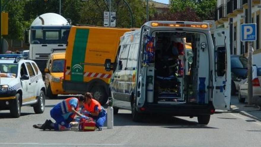 Atropello mortal en la avenida Blas Infante de Rute