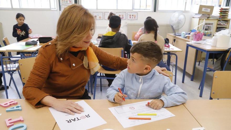 Aula del CEIP Obispo Osio, donde se trabaja para reducir el absentismo escolar.