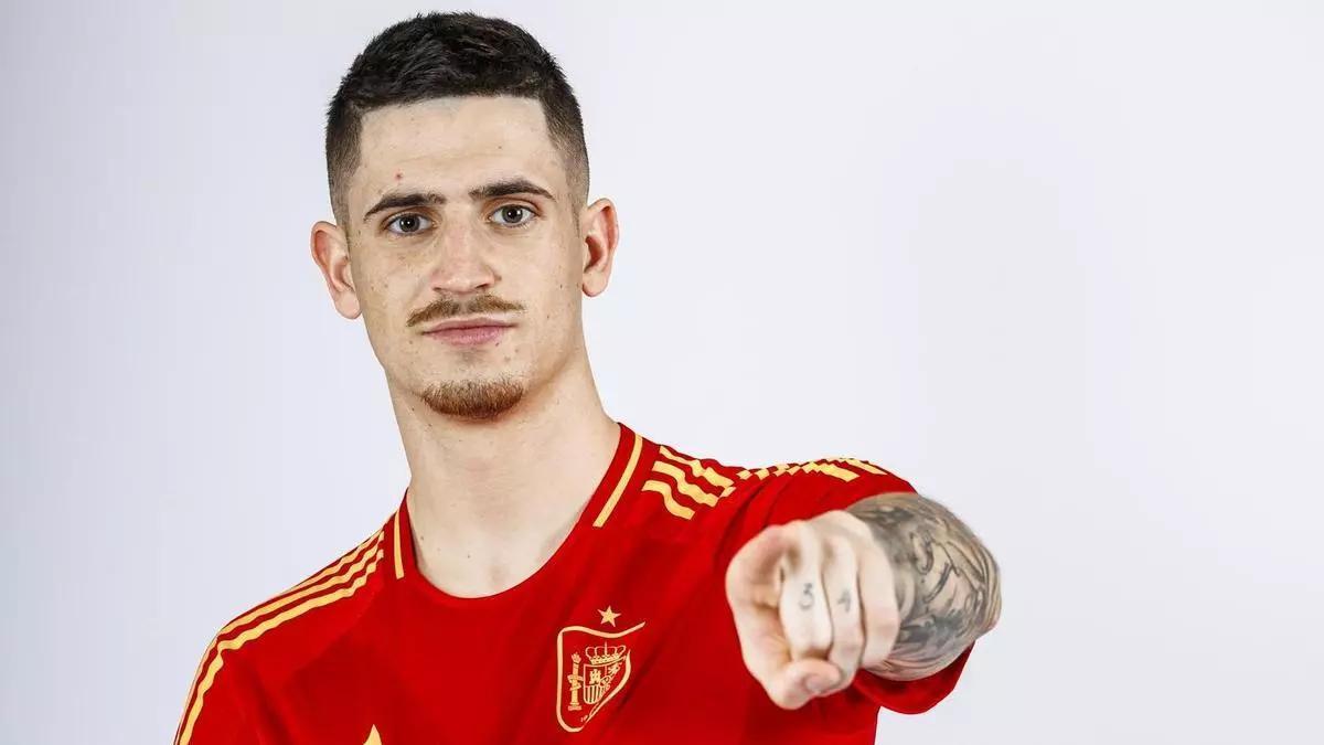 Ohian Sancet, jugador del Athletic y de la selección española de fútbol.