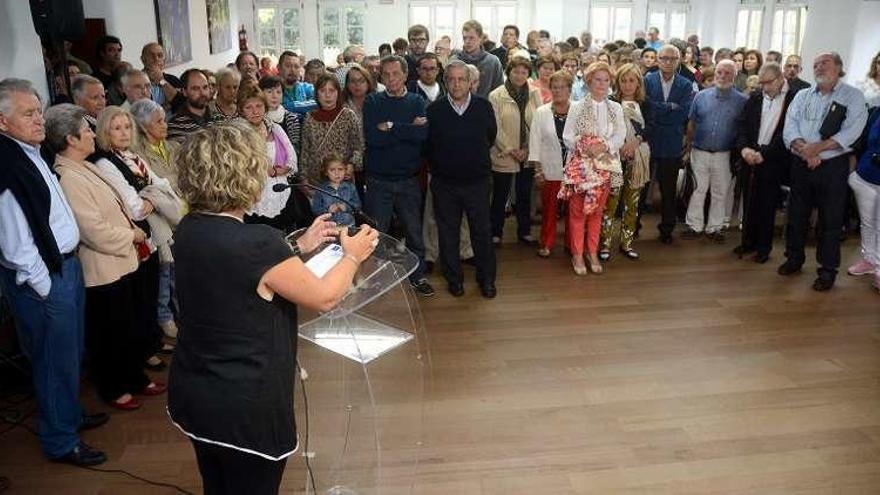 Asistentes al acto celebrado en el Centro Sur. // R. Vázquez