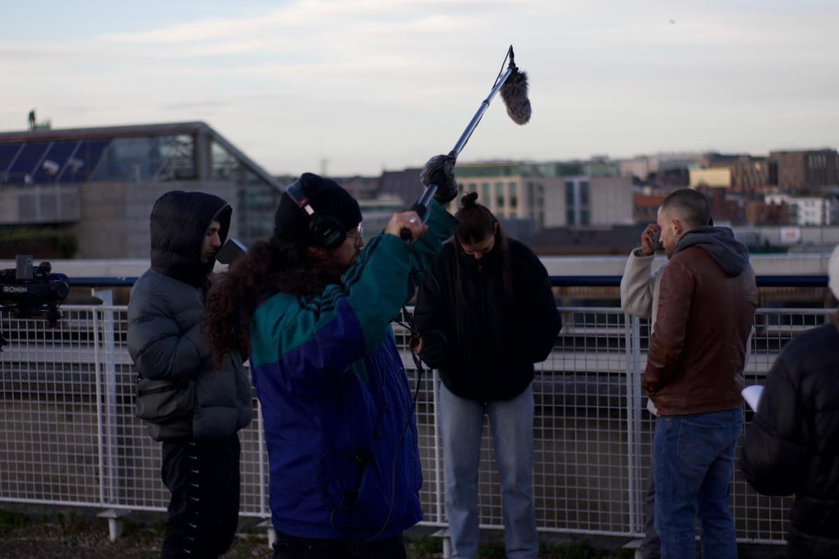 Rodaje de Secretos de Dublín.