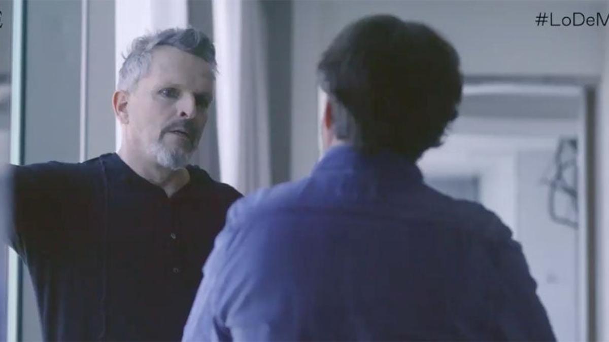 Miguel Bosé y Jordi Évole en 'Lo de Évole'